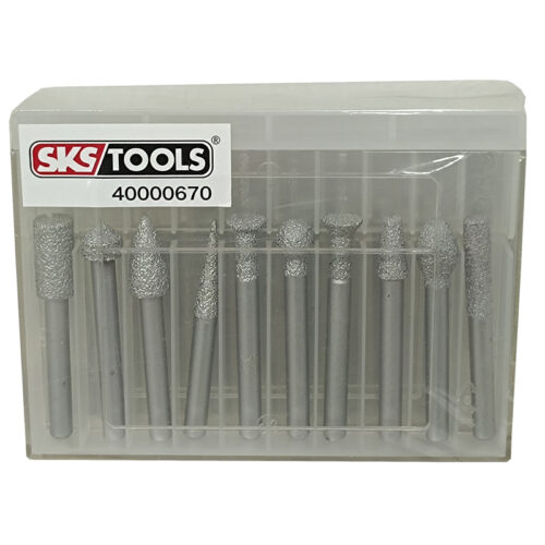 Σετ με 20 διαμαντέ φρεζάκια λείανσης γρανίτη , σκυρόδεμα , πέτρας SKS TOOLS 40000670A.