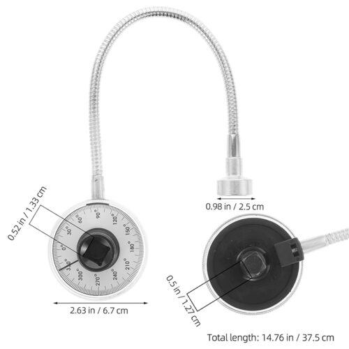 Μοιρόκλειδο - μοιρόμετρο 1/2 με μαγνήτη SKS TOOLS 25000010.