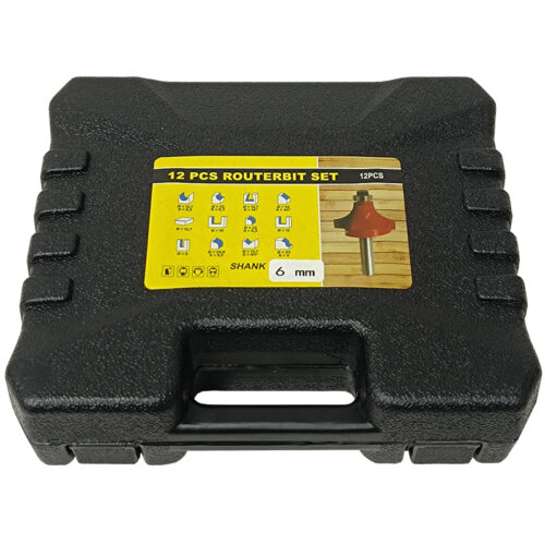 Σετ φρέζες – μαχαίρια ρούτερ 12 τεμαχίων υποδοχής 6mm SKS TOOLS 40000675.