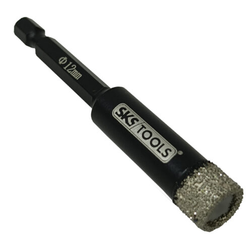 Τρυπάνι πλακιδίων , γρανίτη , μαρμάρου 12 mm SKS TOOLS 1301003412.