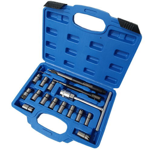 Σετ καθαρισμού έδρας μπεκ ψεκασμού DIESEL 17 τεμαχίων SKS TOOLS 40000645.