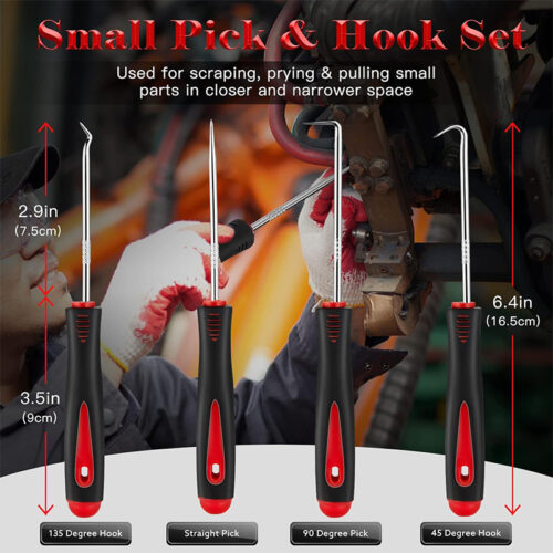 Σετ εργαλείων ξύστρα - γάντζοι - σουβλιά SKS TOOLS 40000625A.