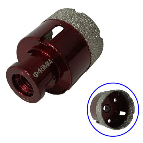 Ποτηροτρύπανο γωνιακού τροχού για πλακάκια γρανίτες Ø 45 Μ14 SKS TOOLS 1301003245.