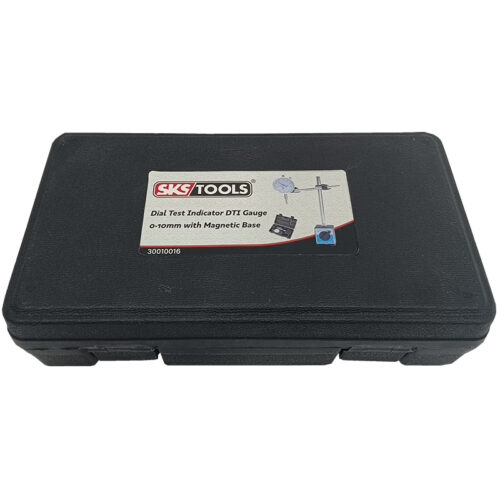 Σετ με μαγνητική βάση & ρολόϊ γράφτη σε κασετίνα, SKS TOOLS 30010016.