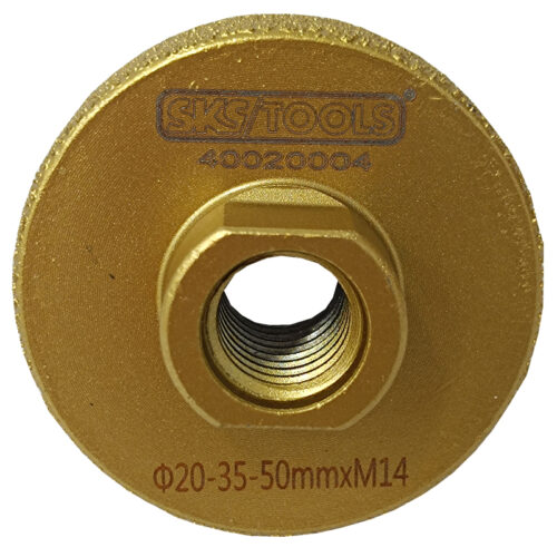 Κωνική Πολυεπίπεδη Φρέζα Διαμαντέ, Μ14, 20 , 35 & 50 mm, SKS TOOLS 40020004.