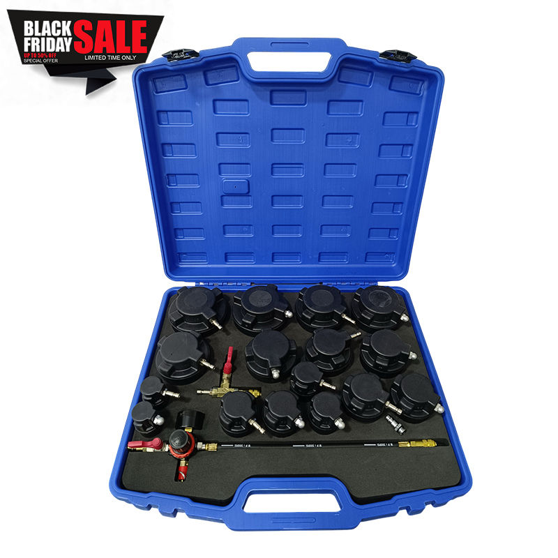 Διαγνωστικό διαρροής συστημάτων TURBO 18 τεμαχίων, SKS TOOLS 40010014.