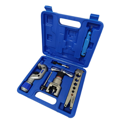 Έκκεντρο εκχειλωτικό σε ίντσες 1/4″- 3/4″, χρήση με τρυπάνι η χειροκίνητη λειτουργία, απογρεζωτής κόφτης, πλαστική κασετίνα SKS TOOLS 50000058.