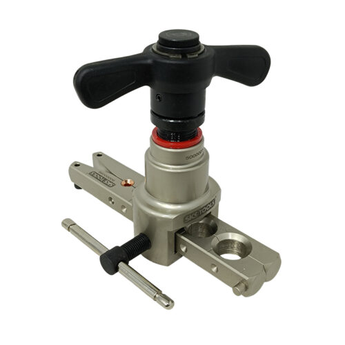 Έκεντρο εκχειλωτικό χαλκοσωλήνων 1/4″- 3/4″ καστάνιας, με απογρεζωτή, πλασική κασετίνα, SKS TOOLS 50000056.