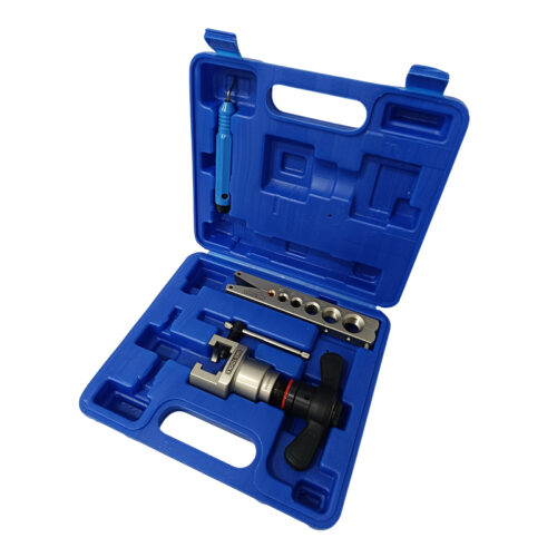 Έκεντρο εκχειλωτικό χαλκοσωλήνων 1/4″- 3/4″ καστάνιας, με απογρεζωτή, πλασική κασετίνα, SKS TOOLS 50000056.