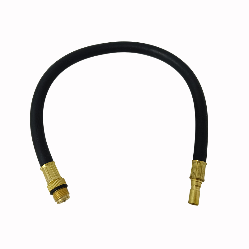 Ανταλλακτικός εύκαμπτος σωλήνας μήκους 420 mm με ταχεία σύζευξη για σύνδεση με μανόμετρο και σπείρωμα M14 x 1,25 mm, SKS TOOLS 40000135A.