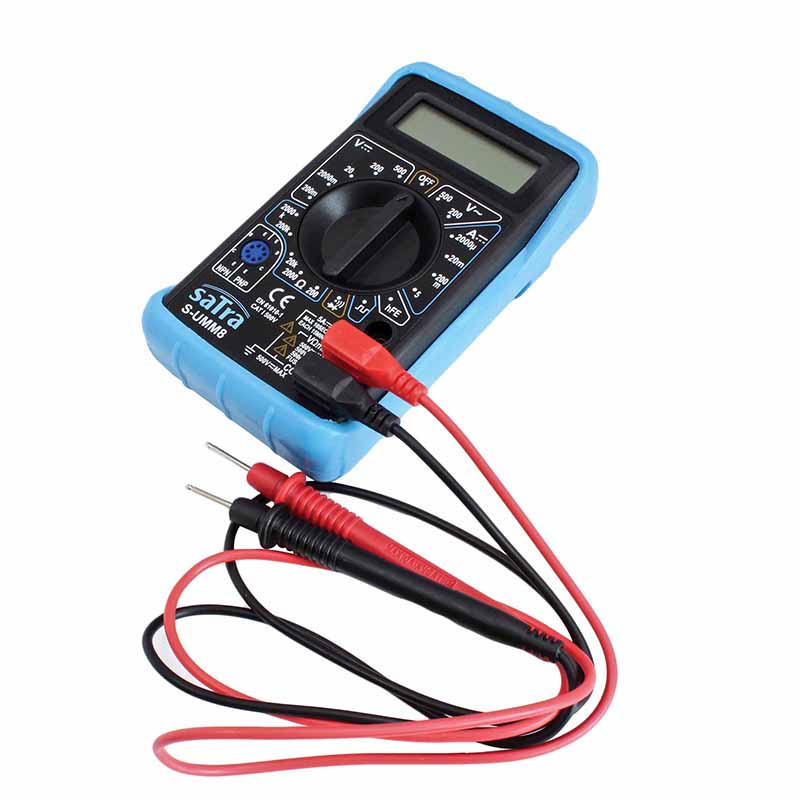 Ψηφιακό πολύμετρο με 3 led.